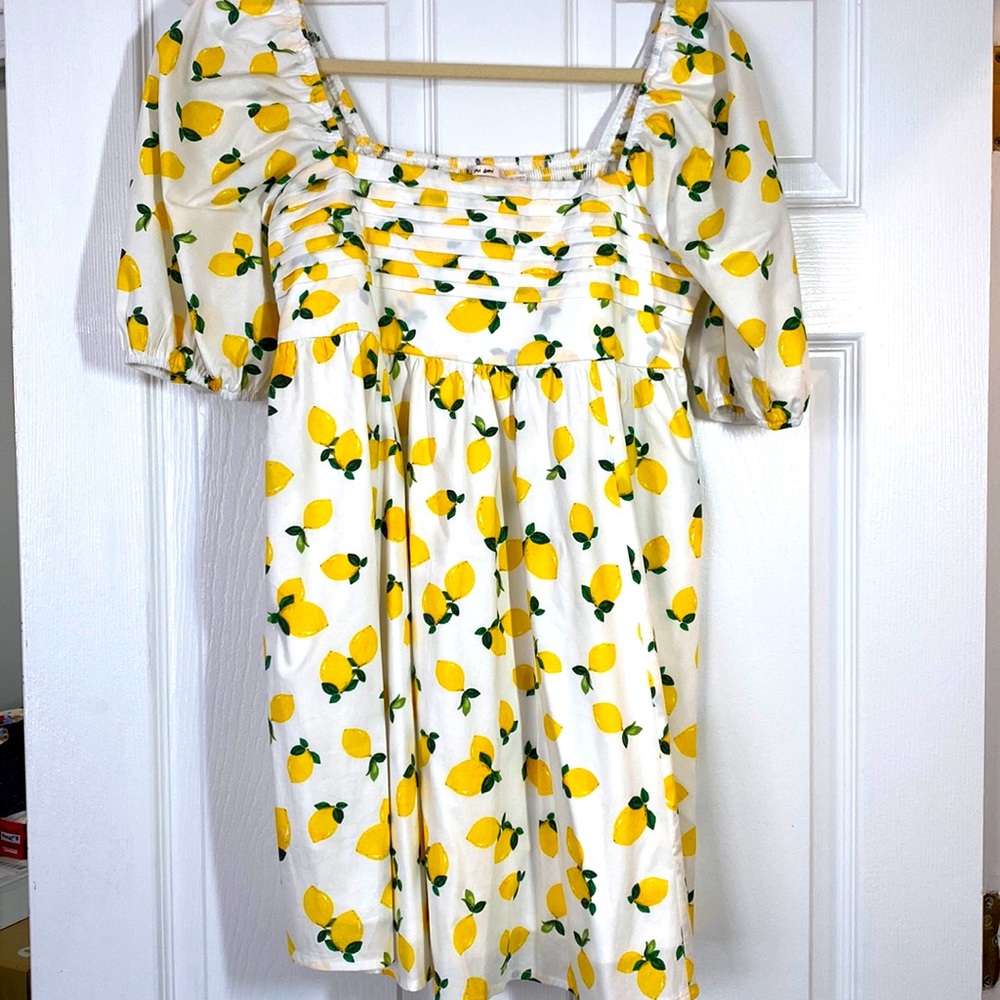 Lemon Midi Dress